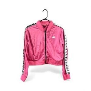 Kappa Pink Jacket with Black and White Accents